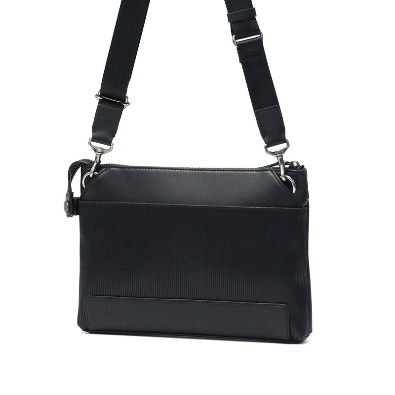 LANVIN on蓝色离合器包男士品牌LANVIN en Bleu 2way斜挎包斜挎包第二包离合器手持PVC条纹A5 颠簸离合器肩517121