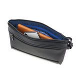 LANVIN on蓝色离合器包男士品牌LANVIN en Bleu 2way斜挎包斜挎包第二包离合器手持PVC条纹A5 颠簸离合器肩517121