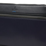 LANVIN on蓝色离合器包男士品牌LANVIN en Bleu 2way斜挎包斜挎包第二包离合器手持PVC条纹A5 颠簸离合器肩517121