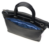 ランバン オン ブルー ビジネスバッグ メンズ LANVIN en Bleu A4 2WAY ビジネス ビジカジ ノートPC ブリーフケース 2WAY ショルダー 斜めがけ ブランド おしゃれ 通勤 出張 自立 PVC ストライプ バンプ 517521