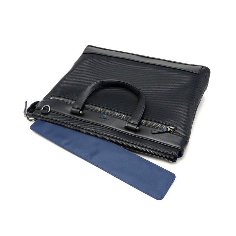 ランバン オン ブルー ビジネスバッグ メンズ LANVIN en Bleu A4 2WAY ビジネス ビジカジ ノートPC ブリーフケース 2WAY ショルダー 斜めがけ ブランド おしゃれ 通勤 出張 自立 PVC ストライプ バンプ 517521