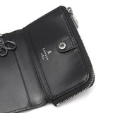 ランバン オン ブルー キーケース メンズ ブランド 革 本革 LANVIN en Bleu 小銭入れ 小銭 コインケース レザー 5連 キー 鍵 おしゃれ シンプル コンパクト 軽量 ガンメタル 高級感 上品 ロゴ レノア 518611