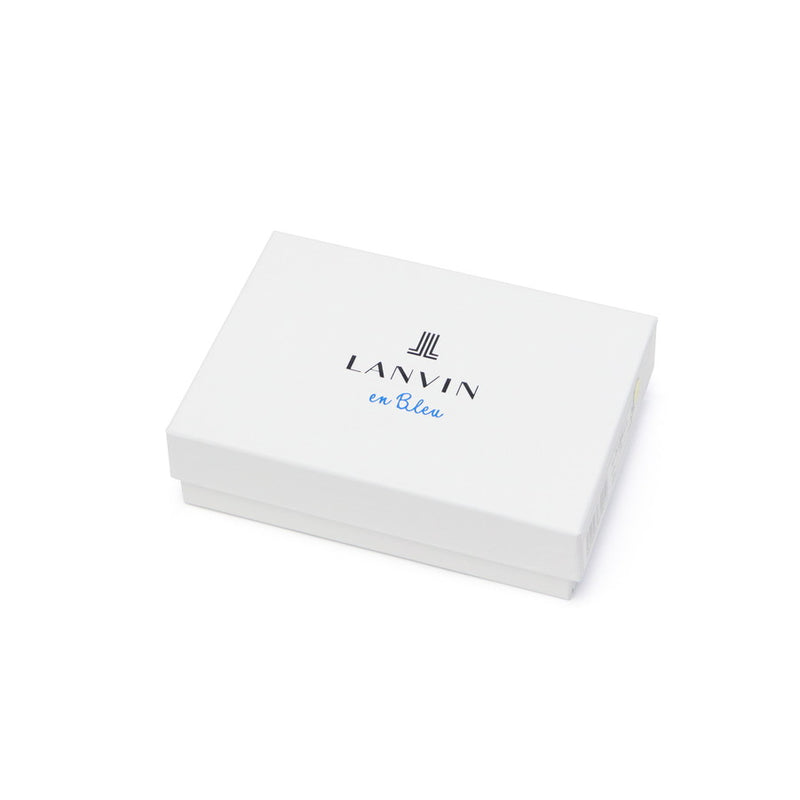ランバン オン ブルー キーケース メンズ ブランド 革 本革 LANVIN en Bleu 小銭入れ 小銭 コインケース レザー 5連 キー 鍵 おしゃれ シンプル コンパクト 軽量 ガンメタル 高級感 上品 ロゴ レノア 518611