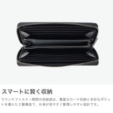 ランバン オン ブルー 長財布 メンズ ラウンドファスナー LANVIN en Bleu 本革 ブランド レザー 牛革 革 財布 小銭入れあり ロングウォレット おしゃれ 軽量 ガンメタル シンプル 大人 レノア 518615