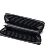ランバン オン ブルー 長財布 メンズ ラウンドファスナー LANVIN en Bleu 本革 ブランド レザー 牛革 革 財布 小銭入れあり ロングウォレット おしゃれ 軽量 ガンメタル シンプル 大人 レノア 518615