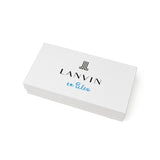 ランバン オン ブルー 長財布 メンズ ラウンドファスナー LANVIN en Bleu 本革 ブランド レザー 牛革 革 財布 小銭入れあり ロングウォレット おしゃれ 軽量 ガンメタル シンプル 大人 レノア 518615