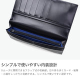 ランバン オン ブルー 長財布 メンズ 薄い 本革 LANVIN en Bleu 財布 革 牛革 ブランド 軽量 軽い かぶせ フラップ 小銭入れ 小銭入れ付き 薄型 スリム 革財布 おしゃれ シンプル ロゴ ディアブロ 519605