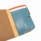 ランバン オン ブルー コインケース メンズ 本革 革 LANVIN en Bleu ブランド レザー 小銭入れ ミニ ファスナー 財布 ミニ財布 ミニウォレット コンパクト 小さめ おしゃれ スタンパ 522602