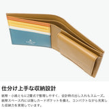 ランバン オン ブルー 二つ折り財布 メンズ LANVIN en Bleu 小銭入れあり ブランド レザー 本革 牛革 革 財布 折り財布 ウォレット おしゃれ 軽量 カード シンプル 大人 スタンパ 522603