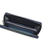 ランバン オン ブルー 長財布 メンズ ロングウォレット 小銭入れあり LANVIN en Bleu ブランド おしゃれ シンプル 大人 上品 ラウンドファスナー 財布 レザー 本革 牛革 札入れ 小銭入れ カード スタンパ 522605