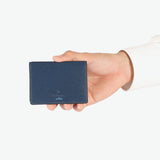 ランバン オン ブルー パスケース メンズ LANVIN en Bleu 本革 二つ折り ブランド レザー 牛革 革 定期入れ IDカードケース IDケース おしゃれ 軽量 スリム 薄い カジュアル ビジネス スタンパ 522607