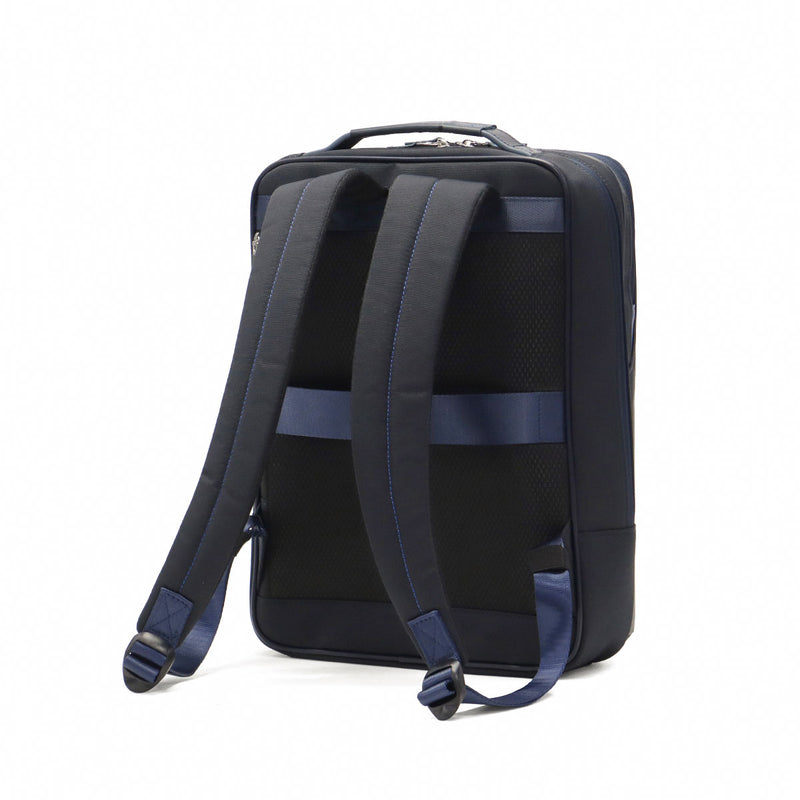 ランバン オン ブルー ビジネスリュック メンズ レディース LANVIN en Bleu リュック バッグ ビジネス ブランド 撥水 軽量 軽い 自立 薄型 PC A4 ビジネスバッグ 通勤 スリム 2層 ホームズ ビズリュック 523711