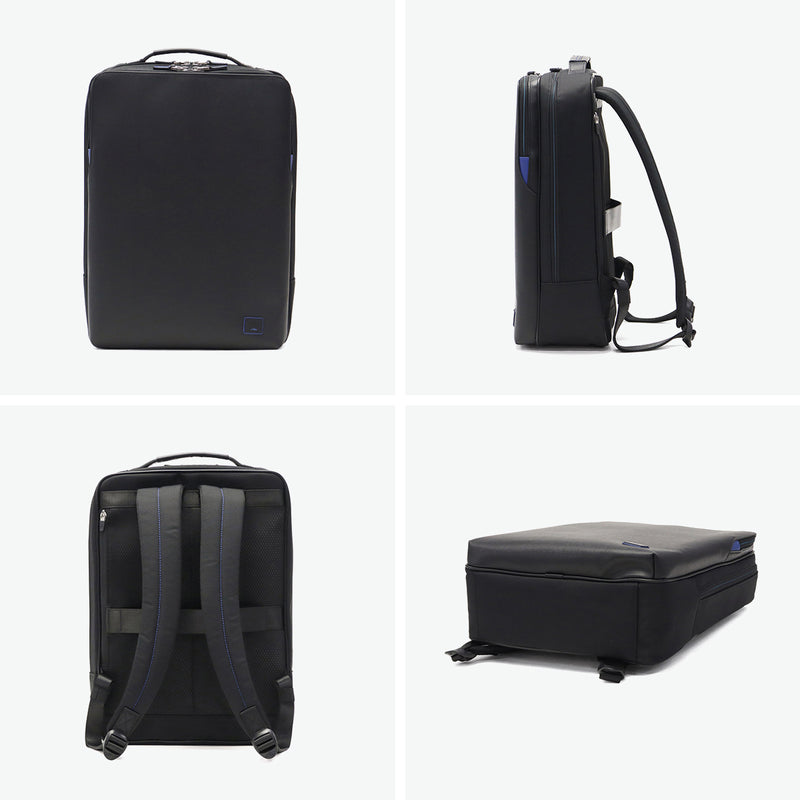 ランバン オン ブルー ビジネスリュック メンズ レディース LANVIN en Bleu リュック バッグ ビジネス ブランド 撥水 軽量 軽い 自立 大容量 PC B4 ビジネスバッグ 通勤 2層 ホームズ ビズリュック 523712