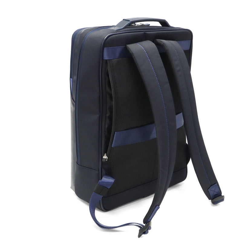 ランバン オン ブルー ビジネスリュック メンズ レディース LANVIN en Bleu リュック バッグ ビジネス ブランド 撥水 軽量 軽い 自立 大容量 PC B4 ビジネスバッグ 通勤 2層 ホームズ ビズリュック 523712