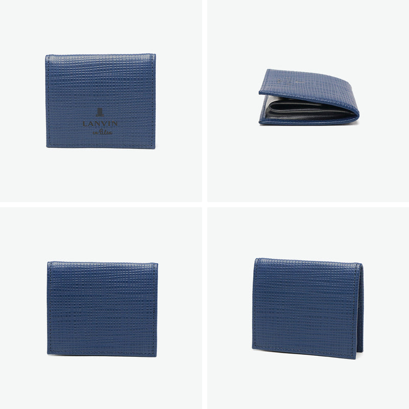 ランバン オン ブルー コインケース メンズ 小銭入れ LANVIN en Bleu ブランド 大人 上品 コンパクト 軽量 小銭 ボックス型 財布 革財布 小さめ ミニ 高級感 レザー 本革 革 おしゃれ プレゼント ゼブダ 529611
