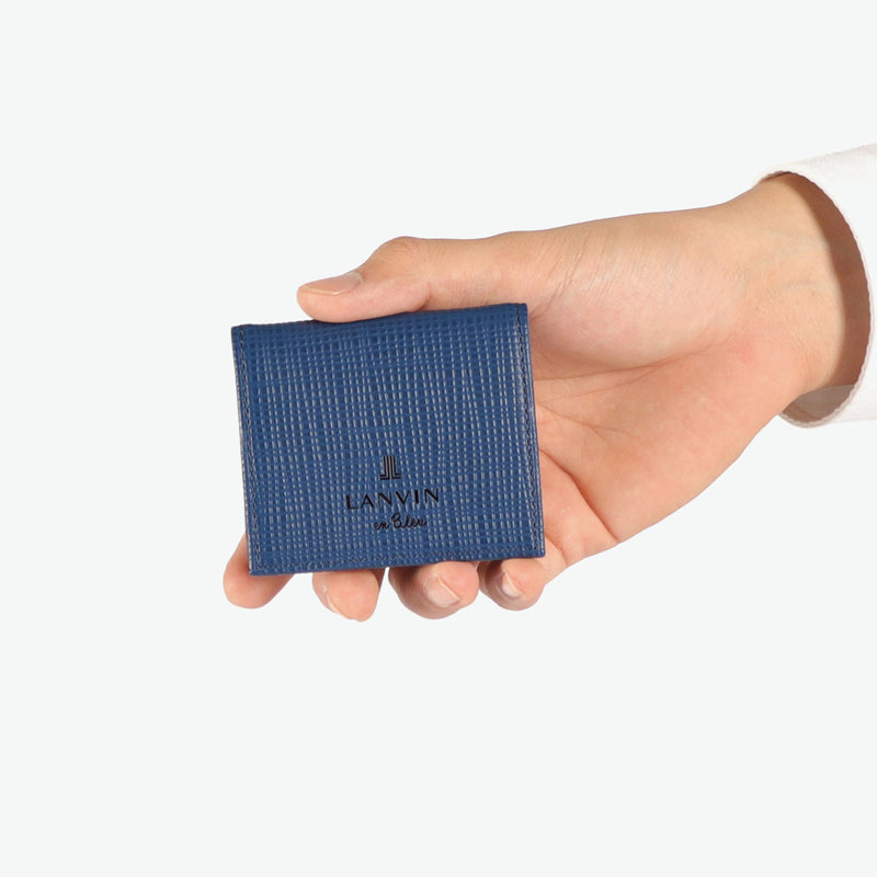 ランバン オン ブルー コインケース メンズ 小銭入れ LANVIN en Bleu ブランド 大人 上品 コンパクト 軽量 小銭 ボックス型 財布 革財布 小さめ ミニ 高級感 レザー 本革 革 おしゃれ プレゼント ゼブダ 529611