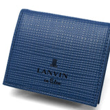 ランバン オン ブルー コインケース メンズ 小銭入れ LANVIN en Bleu ブランド 大人 上品 コンパクト 軽量 小銭 ボックス型 財布 革財布 小さめ ミニ 高級感 レザー 本革 革 おしゃれ プレゼント ゼブダ 529611