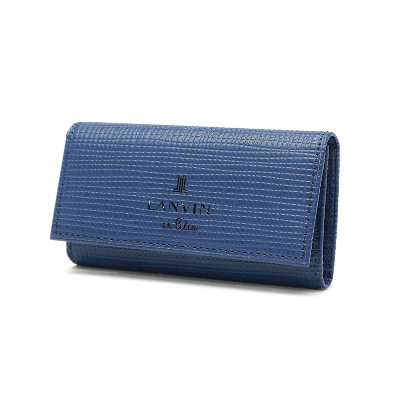 ランバン オン ブルー キーケース メンズ 鍵入れ 小さめ LANVIN en Bleu ブランド 大人 上品 キー ケース 鍵 4連 三つ折り 革小物 軽量 高級感 シンプル レザー 本革 革 おしゃれ プレゼント ゼブダ 529612