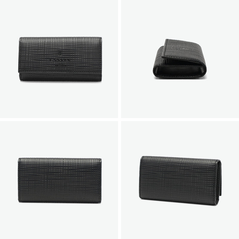 ランバン オン ブルー キーケース メンズ 鍵入れ 小さめ LANVIN en Bleu ブランド 大人 上品 キー ケース 鍵 4連 三つ折り 革小物 軽量 高級感 シンプル レザー 本革 革 おしゃれ プレゼント ゼブダ 529612