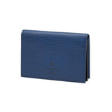 ランバン オン ブルー 名刺入れ メンズ 本革 レザー ブランド LANVIN en Bleu おしゃれ 大人 上品 コンパクト 軽量 軽い 薄型 スリム カードケース 名刺ケース シンプル 無地 カード入れ ビジネス ゼブダ 529613