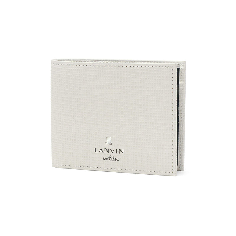 ランバン オン ブルー 二つ折り財布 メンズ 財布 小銭入れあり LANVIN en Bleu ブランド 大人 上品 コンパクト 軽量 二つ折り 二つ折 革財布 小さめ 高級感 レザー 本革 革 おしゃれ プレゼント ゼブダ 529614