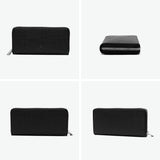 ランバン オン ブルー 長財布 メンズ ブランド LANVIN en Bleu 財布 ラウンドファスナー 小銭入れあり シンプル 本革 牛革 革 レザー 大容量 ブラック 黒 グレー 白 青 おしゃれ 上品 ゼブダ 529617