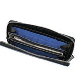 ランバン オン ブルー 長財布 メンズ ブランド LANVIN en Bleu 財布 ラウンドファスナー 小銭入れあり シンプル 本革 牛革 革 レザー 大容量 ブラック 黒 グレー 白 青 おしゃれ 上品 ゼブダ 529617