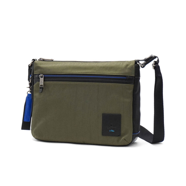 ランバン オン ブルー ショルダーバッグ メンズ レディース ブランド 軽量 LANVIN en Bleu ショルダー バッグ 斜めがけ 小さめ 撥水 大人 ナイロン B5 カジュアル 横型 おしゃれ リール 530112