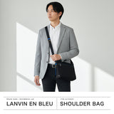 ランバン オン ブルー ショルダーバッグ メンズ レディース ブランド 軽量 LANVIN en Bleu ショルダー バッグ 斜めがけ 小さめ 撥水 大人 ナイロン B5 カジュアル 横型 おしゃれ リール 530112