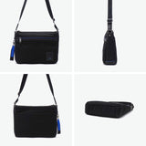 ランバン オン ブルー ショルダーバッグ メンズ レディース ブランド 軽量 LANVIN en Bleu ショルダー バッグ 斜めがけ 小さめ 撥水 大人 ナイロン B5 カジュアル 横型 おしゃれ リール 530112