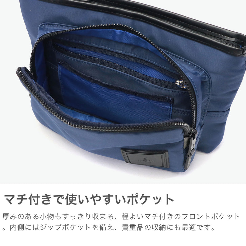 ランバン オン ブルー サコッシュ メンズ レディース 軽量 ミニ ナイロン LANVIN en Bleu バッグ 小さめ ブランド ショルダーバッグ 斜めがけ 大人 ショルダー 防水 A5 ショート 541101