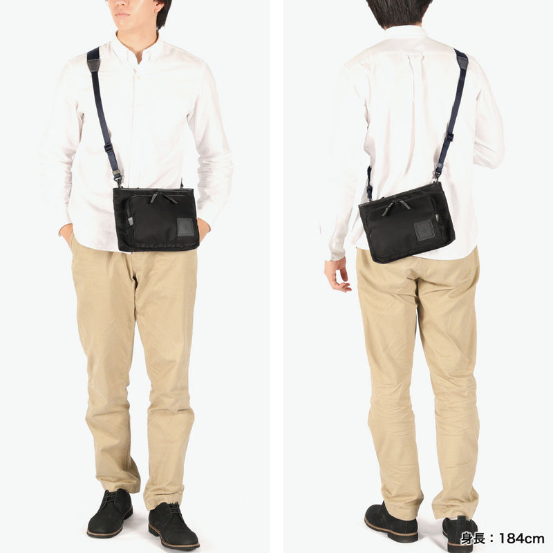 ランバン オン ブルー サコッシュ メンズ レディース 軽量 ミニ ナイロン LANVIN en Bleu バッグ 小さめ ブランド ショルダーバッグ 斜めがけ 大人 ショルダー 防水 A5 ショート 541101