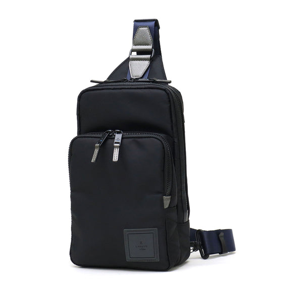 ランバン オン ブルー ボディバッグ メンズ レディース LANVIN en Bleu バッグ ブランド 小さめ 斜めがけ ナイロン 防水 縦型 ショート ワンショルダー 541901