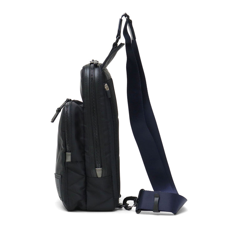 ランバン オン ブルー ボディバッグ メンズ レディース LANVIN en Bleu バッグ ブランド 小さめ 斜めがけ ナイロン 防水 縦型 ショート ワンショルダー 541901