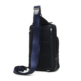 ランバン オン ブルー ボディバッグ メンズ レディース LANVIN en Bleu バッグ ブランド 小さめ 斜めがけ ナイロン 防水 縦型 ショート ワンショルダー 541901