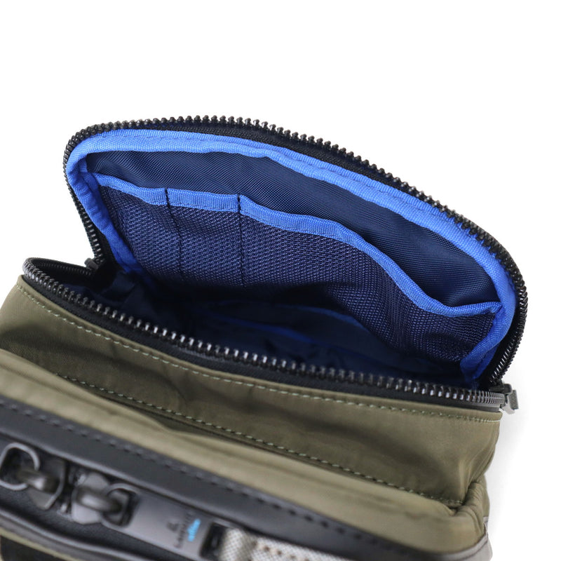 ランバン オン ブルー ボディバッグ メンズ レディース LANVIN en Bleu バッグ ブランド 小さめ 斜めがけ ナイロン 防水 縦型 ショート ワンショルダー 541901