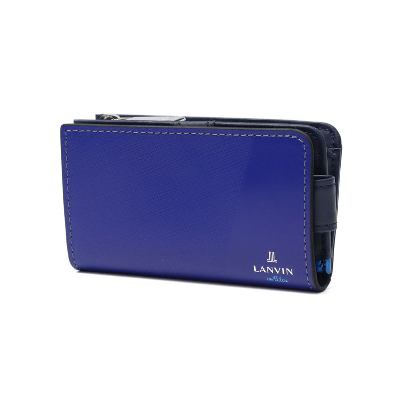 Lanvin On Blue Key Case for Men Smart Key Leather Brand Lanvin en Bleu Coin Purse Coin Purse 카드가있는 5 라인 코인 케이스 소형 간단한 슬림 키 경량 부분 555611