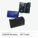 Lanvin On Blue Key Case for Men Smart Key Leather Brand Lanvin en Bleu Coin Purse Coin Purse 카드가있는 5 라인 코인 케이스 소형 간단한 슬림 키 경량 부분 555611
