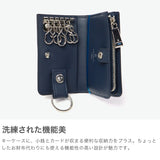 Lanvin On Blue Key Case for Men Smart Key Leather Brand Lanvin en Bleu Coin Purse Coin Purse 카드가있는 5 라인 코인 케이스 소형 간단한 슬림 키 경량 부분 555611