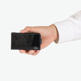 Lanvin On Blue Key Case for Men Smart Key Leather Brand Lanvin en Bleu Coin Purse Coin Purse 카드가있는 5 라인 코인 케이스 소형 간단한 슬림 키 경량 부분 555611