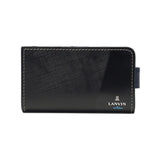 Lanvin On Blue Key Case for Men Smart Key Leather Brand Lanvin en Bleu Coin Purse Coin Purse 카드가있는 5 라인 코인 케이스 소형 간단한 슬림 키 경량 부분 555611