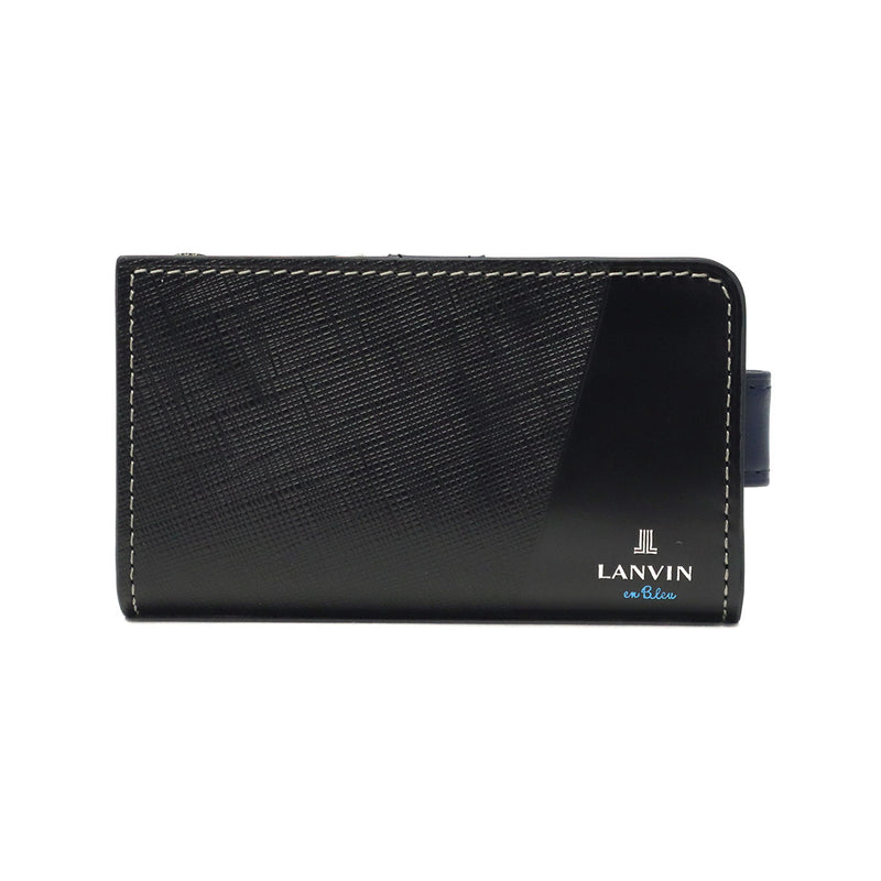Lanvin On Blue Key Case for Men Smart Key Leather Brand Lanvin en Bleu Coin Purse Coin Purse 카드가있는 5 라인 코인 케이스 소형 간단한 슬림 키 경량 부분 555611