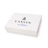 Lanvin On Blue Key Case for Men Smart Key Leather Brand Lanvin en Bleu Coin Purse Coin Purse 카드가있는 5 라인 코인 케이스 소형 간단한 슬림 키 경량 부분 555611
