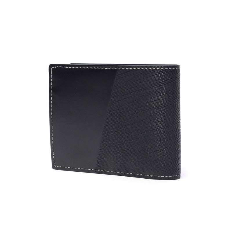 Lanvin on Blue Wallet Men's Compact LANVIN en Bleu Two-fold Bifold Brand Genuine Leather Cowhide Leather Small Small Wallet Wallet Simple Logo Adult Elegant Stylish Partial 555613