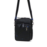 LANVIN on蓝色挎包男士品牌LANVIN en Bleu斜挎帅气成人轻量小立式真皮包聚酯尼龙斜挎包A5 防水日本制男士拉娜557101