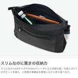 LANVIN on蓝色挎包男士品牌LANVIN en Bleu斜挎帅气成人轻量真皮皮革包聚酯尼龙斜挎包A4防水 时尚日本制男士拉娜557103