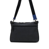 LANVIN on蓝色挎包男士品牌LANVIN en Bleu斜挎帅气成人轻量真皮皮革包聚酯尼龙斜挎包A4防水 时尚日本制男士拉娜557103