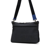LANVIN on蓝色挎包男士品牌LANVIN en Bleu斜挎帅气成人轻量真皮皮革包聚酯尼龙斜挎包A4防水 时尚日本制男士拉娜557103