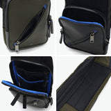 ランバン オン ブルー ボディバッグ メンズ ブランド LANVIN en Bleu 小さめ 斜めがけ ブランド 大人 軽量 本革 革 レザー バッグ ポリエステル ナイロン 斜めがけバッグ 撥水 おしゃれ 日本製 男性 ラナ 557901