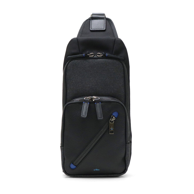 ランバン オン ブルー ボディバッグ メンズ ブランド LANVIN en Bleu 小さめ 斜めがけ ブランド 大人 軽量 本革 革 レザー バッグ ポリエステル ナイロン 斜めがけバッグ 撥水 おしゃれ 日本製 男性 ラナ 557901